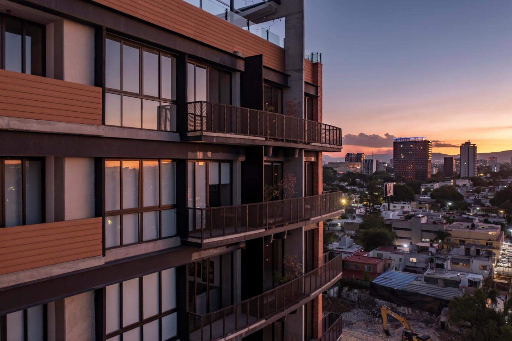 Galeria Flat Rooftop Pool Witgdl Guadalajara Exterior foto